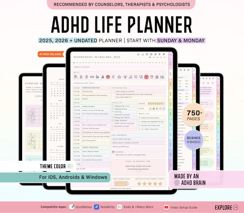 ADHD LIFE PLANNER