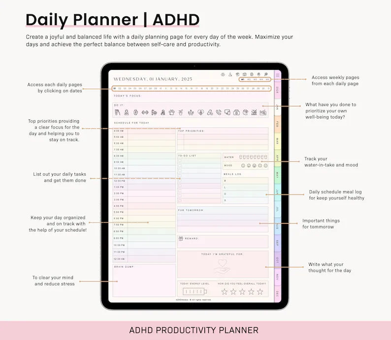 ADHD LIFE PLANNER