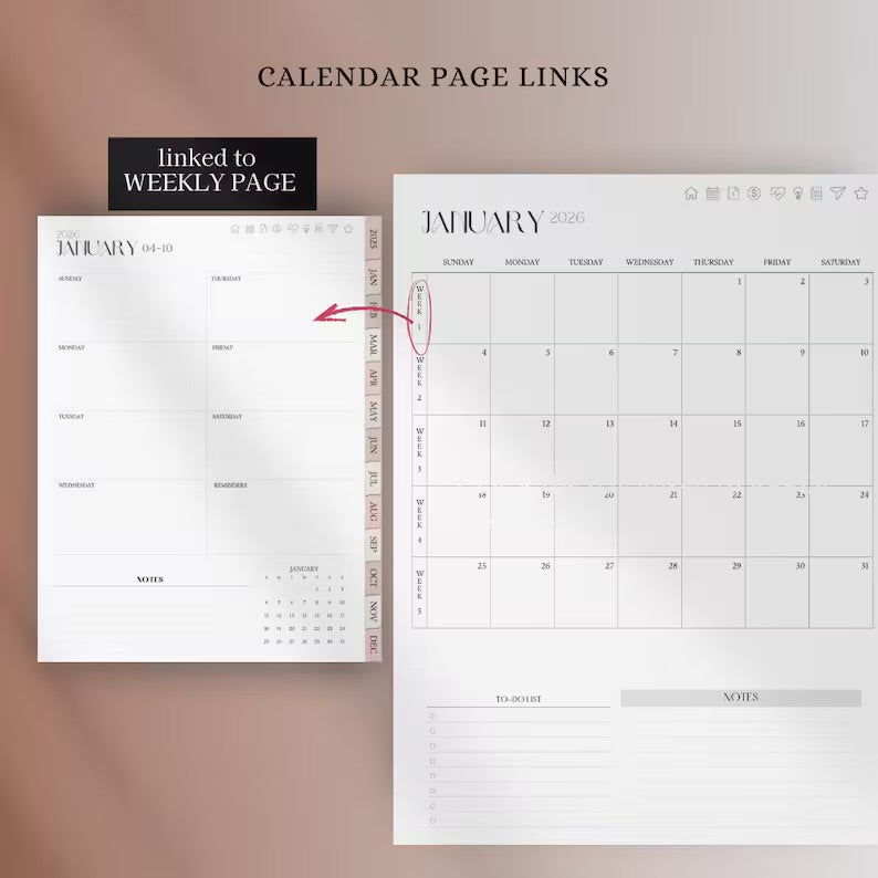 2026 Dated Digital Planner