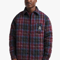 Archive Men's Check Burgundy Shacket