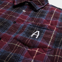 Archive Men's Check Burgundy Shacket